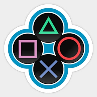 Playstation Style Buttons Alt Sticker